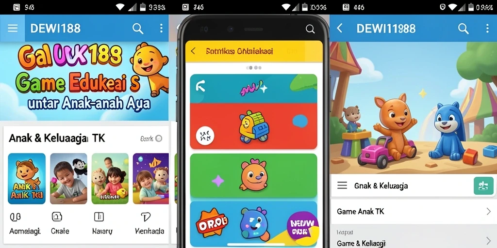 Antarmuka permainan edukatif DEWI188 yang menyenangkan dan interaktif.