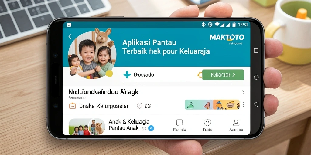 Tampilan antarmuka MAKTOTO untuk memantau aktivitas anak.