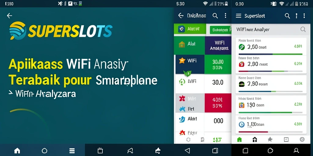 Tampilan antarmuka aplikasi SUPERSLOTS yang intuitif dan informatif.