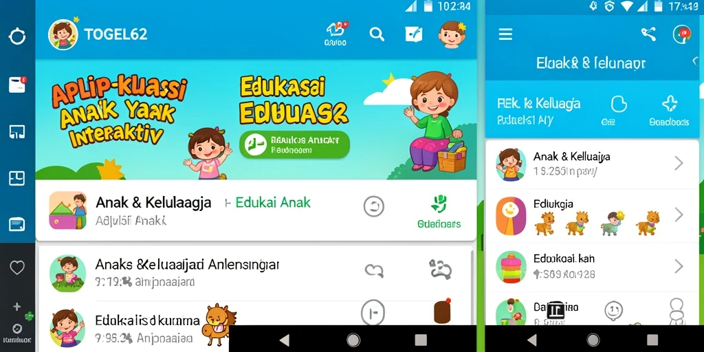 Antarmuka edukatif dan interaktif untuk anak-anak