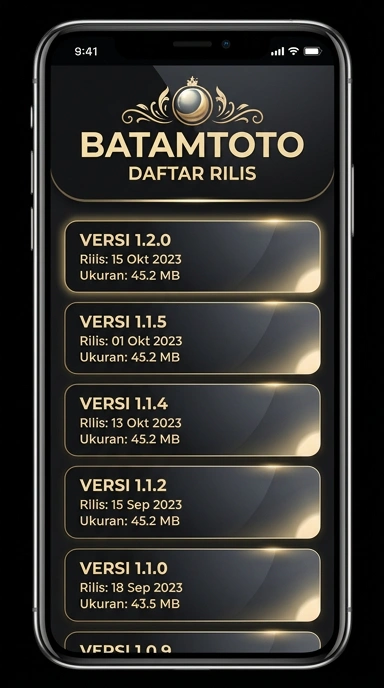 Tampilan riwayat versi batamtoto